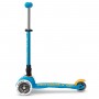 Самокат MICRO складной серии Mini Deluxe Foldable LED – Голубой океан (Micro)