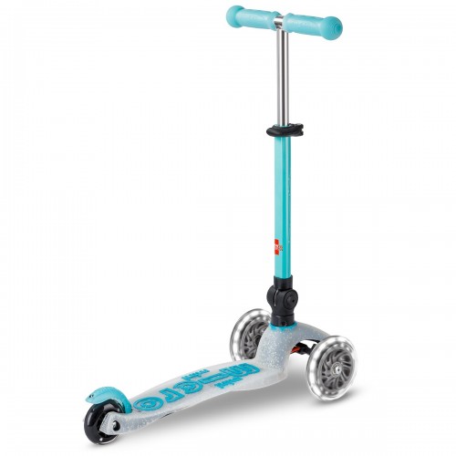 Самокат MICRO складной серии Mini Deluxe Foldable Orion Glow LED – Синий (Micro)