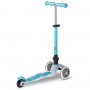 Самокат MICRO складной серии Mini Deluxe Foldable Orion Glow LED – Синий (Micro)