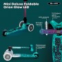 Самокат MICRO складной серии Mini Deluxe Foldable Orion Glow LED – Синий (Micro)