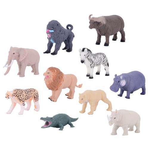 Дисплей стретч-іграшок у вигляді тварини – Вартові савани (10 шт.) (#sbabam)