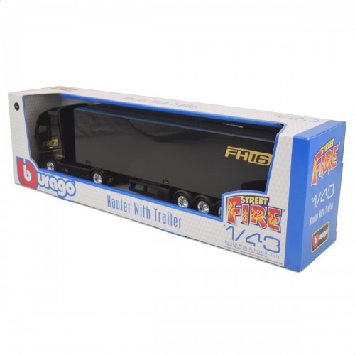 Автомодель - Фура Volvo FH16 Globetrotter 750 XXL (чорний) (Bburago)