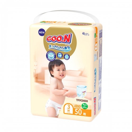 Трусики-подгузники Goo.N Premium Soft для детей (размер 3(M), 7-12 kg, 50 шт) (Goo.N Premium Soft)