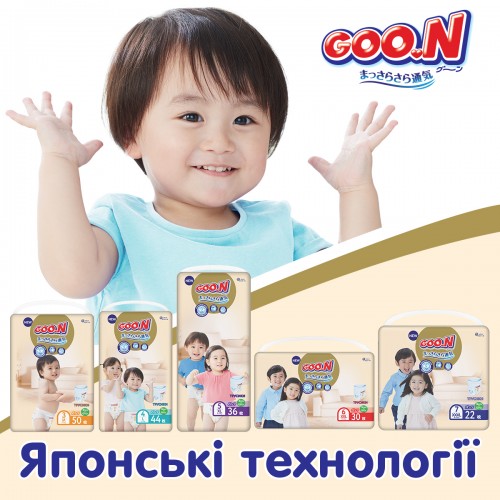 Трусики-подгузники Goo.N Premium Soft для детей (размер 3(M), 7-12 kg, 50 шт) (Goo.N Premium Soft)