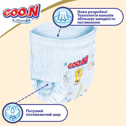 Трусики-подгузники Goo.N Premium Soft для детей (размер 3(M), 7-12 kg, 50 шт) (Goo.N Premium Soft)