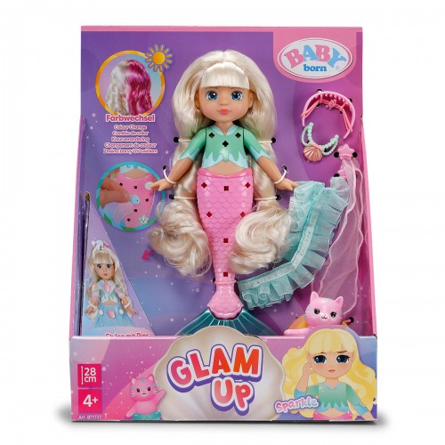 Лялька Baby Born серії Glam Up – Русалонька Спаркл (28 см) (BABY born)