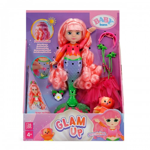 Лялька Baby Born серії Glam Up – Русалонька Саншайн (28 см) (BABY born)