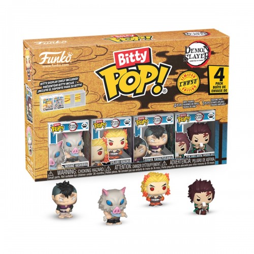 Набор игровых фигурок Bitty POP! серии Убийца демонов (4 фигурки в асс.) (Funko)
