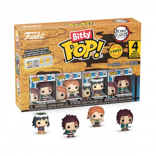 Набор игровых фигурок Bitty POP! серии Убийца демонов (4 фигурки в асс.) (Funko)