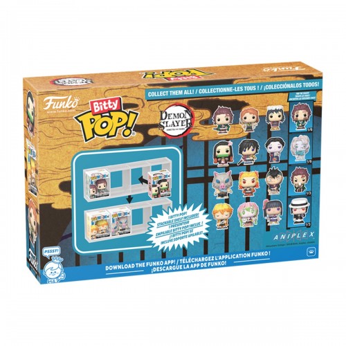 Набор игровых фигурок Bitty POP! серии Убийца демонов (4 фигурки в асс.) (Funko)