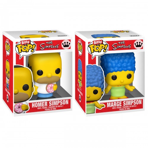 Набор игровых фигурок Bitty POP! серии Симпсоны – Гомер и Мардж (Funko)