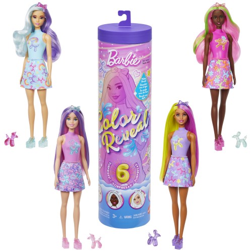 Кукла Barbie Color Reveal серии "Воздушные шарики-питомцы" (сюрприз) (Barbie)