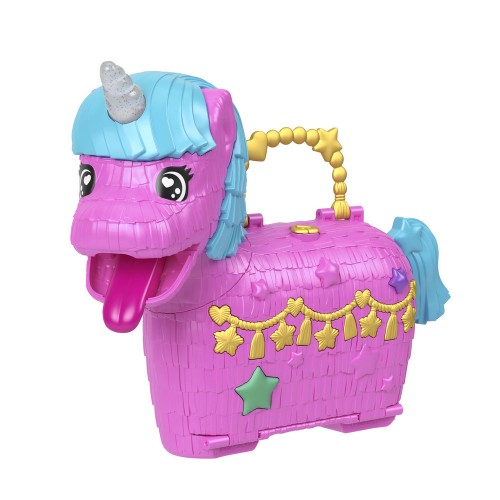 Ігровий набір "Святкова вечірка єдинорогів" Polly Pocket (Полли Покет)