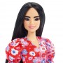 Кукла Barbie "Модница" в розовом цветастом платье (Barbie)