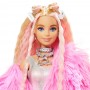 Кукла Barbie "Экстра" в розовой пушистой шубке (Barbie)