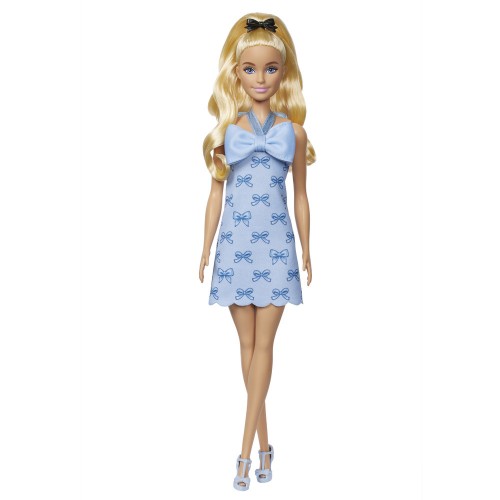 Кукла Barbie "Модница" - голубые бантики (Barbie)