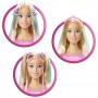Лялька-манекен для зачісок "Кольорове перевтілення" Barbie з аксесуарами (Barbie)