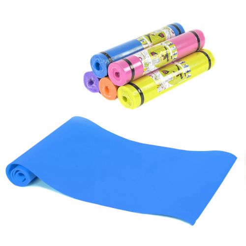 Коврик для йоги, 4 мм (голубой) (MiC)