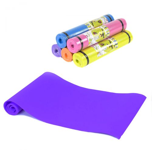 Коврик для йоги, 4 мм (фиолетовый) (MiC)