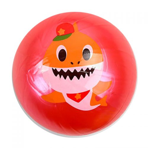 Мяч "Акула" красный, 22 см (MiC)