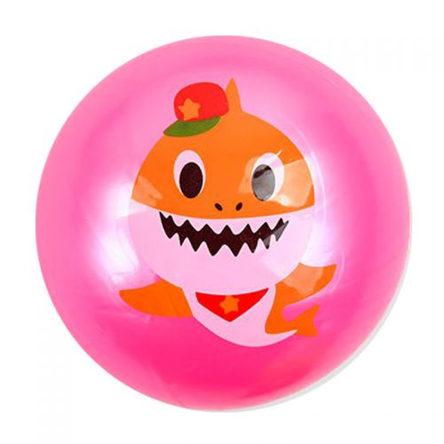 Мяч "Акула" розовый, 22 см (MiC)