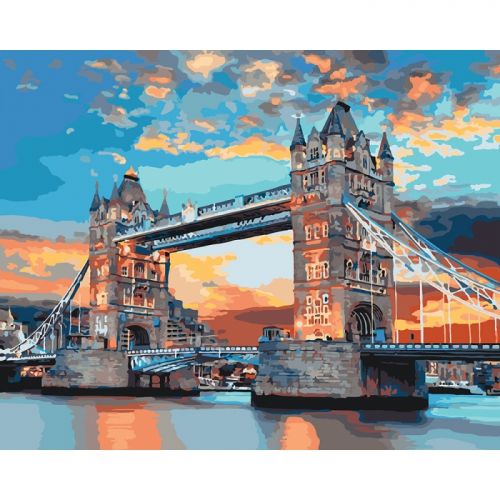 Картина по номерам "Лондонский мост" ★★★★★ (Идейка)