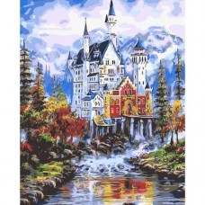 Картина по номерам "Замок в тумане"