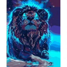 Картина по номерам "Звездный лев"