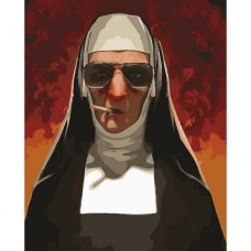 Картина по номерам "Монашка под прикрытием"