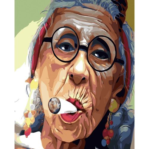 Картина по номерам "Мексиканская бабушка" (MiC)