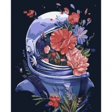 Картина по номерам "Космические цветы"