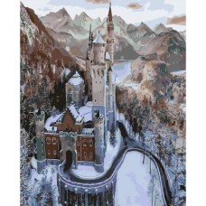 Картина по номерам "Зимний замок"