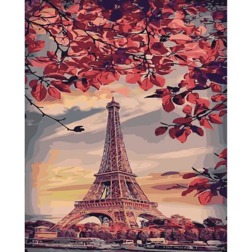 Картина по номерам "Париж в цвету" (MiC)