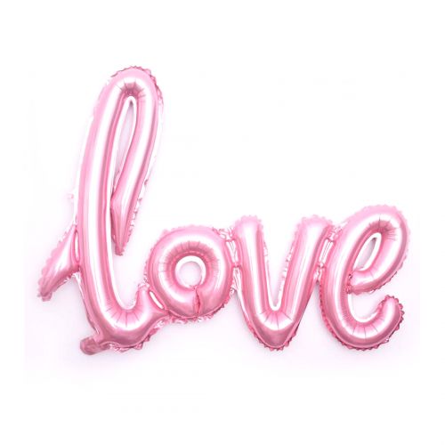 Напис "LOVE", рожевий (MiC)