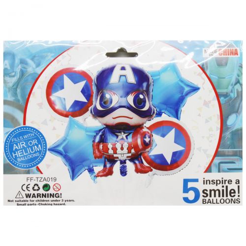 Набір надувних куль "Малюк Капітан Америка" (MiC)