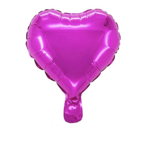 Кулька фольгована "Серце", фіолетове (MiC)