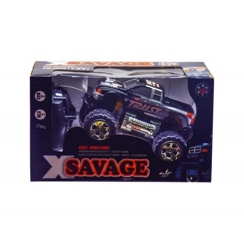 Машинка "Savage: Пікап" на радіоуправлінні (чорна) (MiC)