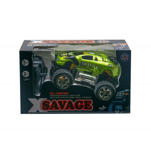 Машинка "Savage: Спорткар" на радиоуправлении (зеленая) (MiC)