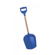 Лопатка малая с деревянной ручкой (синяя)