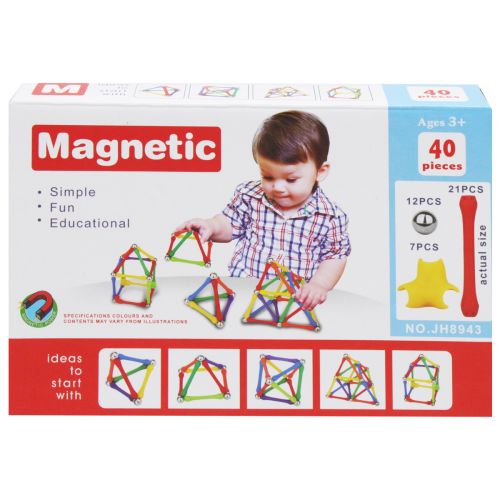 Магнитный конструктор "Magnetic", 40 элементов (MiC)