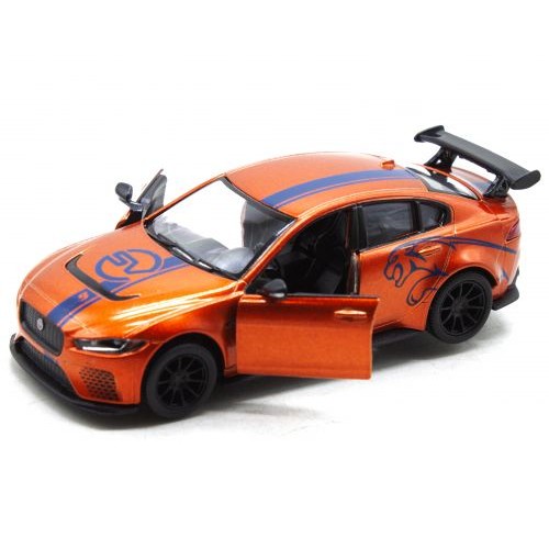 Машинка KINSMART JAGUAR XE SV, оранжевый (Kinsmart)