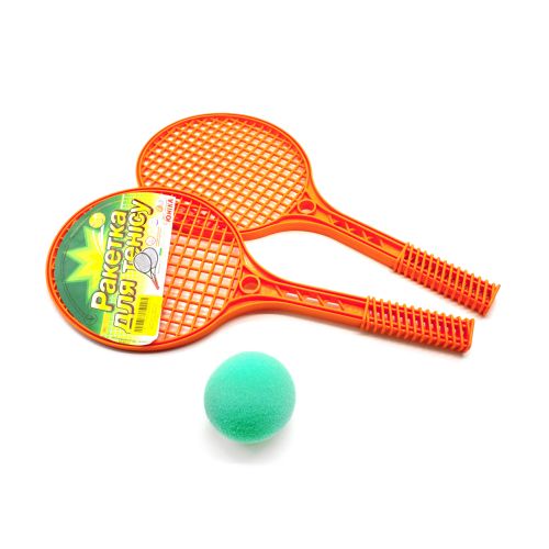 Ракетки для тенниса с мячиком (оранжевые) (Юника)