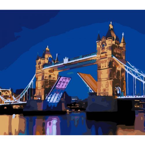 Картина по номерам "Лондонский мост" ★★★★ (Оптифрост)