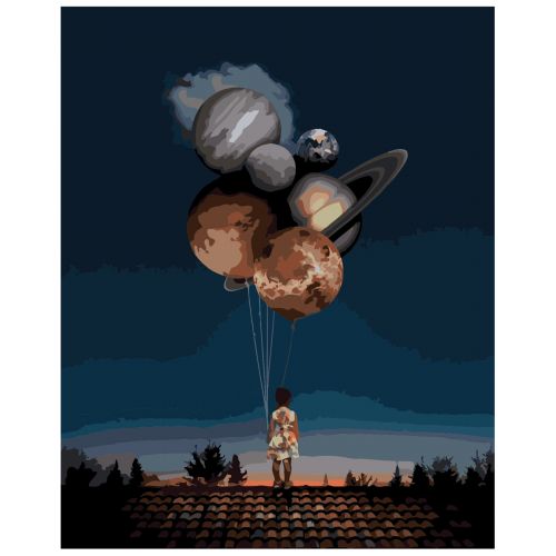 Картина по номерах "Венера, Марс, Сатурн" ★★★★ (Оптифрост)
