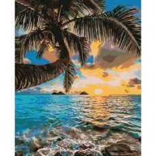 Картина по номерам "рассвет Доминиканы" ★★★★