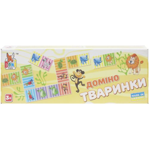 Настольная игра "Домино животные" (Boni Toys)