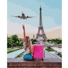 Картина по номерам "Желанный отпуск в париже"