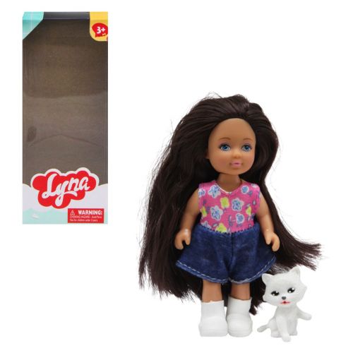 Игровой набор "Кукла Адель с питомцем" (Lyna)