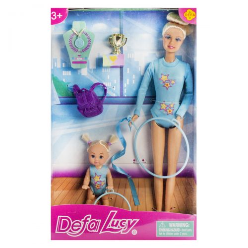 Кукла "Defa Lucy: Гимнастки" (в голубом) (MiC)