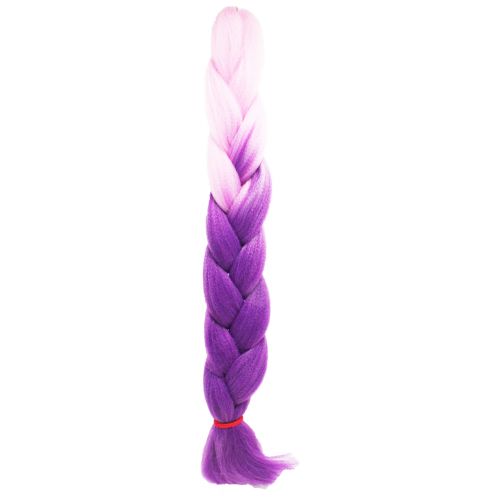 Канекалон "Омбре" 60 см, розово-фиолетовый (MiC)